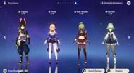 Tighnari, Fischl, Kuki Shinobu, and Sucrose (Image via HoYoverse)
